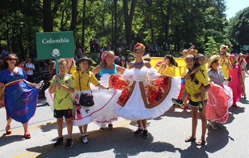 Parade of Flags at 2019 Cleveland One World Day - Colombia